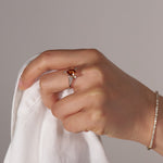 ParVert スペサルティンガーネット リング 2.42ct 着用 横