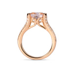 モルガナイト リング 1.84ct K18ピンクゴールド 側面