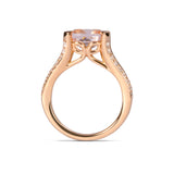 モルガナイト リング 1.84ct K18ピンクゴールド 側面