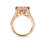 モルガナイト リング 3.24ct K18ピンクゴールド 側面