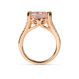 モルガナイト リング 3.24ct K18ピンクゴールド 側面