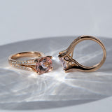 モルガナイト リング 3.24ct スタイリング