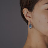 南洋バロックパール アシンメトリー ピアス 着用イメージ2