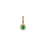 Tutu×Act エメラルド チャーム 0.28ct K18イエローゴールド ダイヤモンド