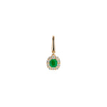 Tutu×Act エメラルド 0.41ct チャーム K18イエローゴールド ダイヤモンド