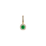 Tutu×Act エメラルド 0.41ct チャーム K18イエローゴールド ダイヤモンド