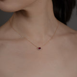 Tutu ルビー ネックレス 1.20ct 着用イメージ