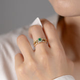 Tutu エメラルド リング 0.20ct スタイリング