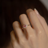 Tutu パパラチアサファイア リング 1.02ct 着用イメージ