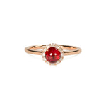 Tutu ルビー リング 1.02ct K18ピンクゴールド ダイヤモンド