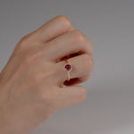 Tutu ルビー リング 1.02ct 着用イメージ