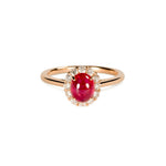 Tutu ルビー リング 1.40ct K18ピンクゴールド ダイヤモンド