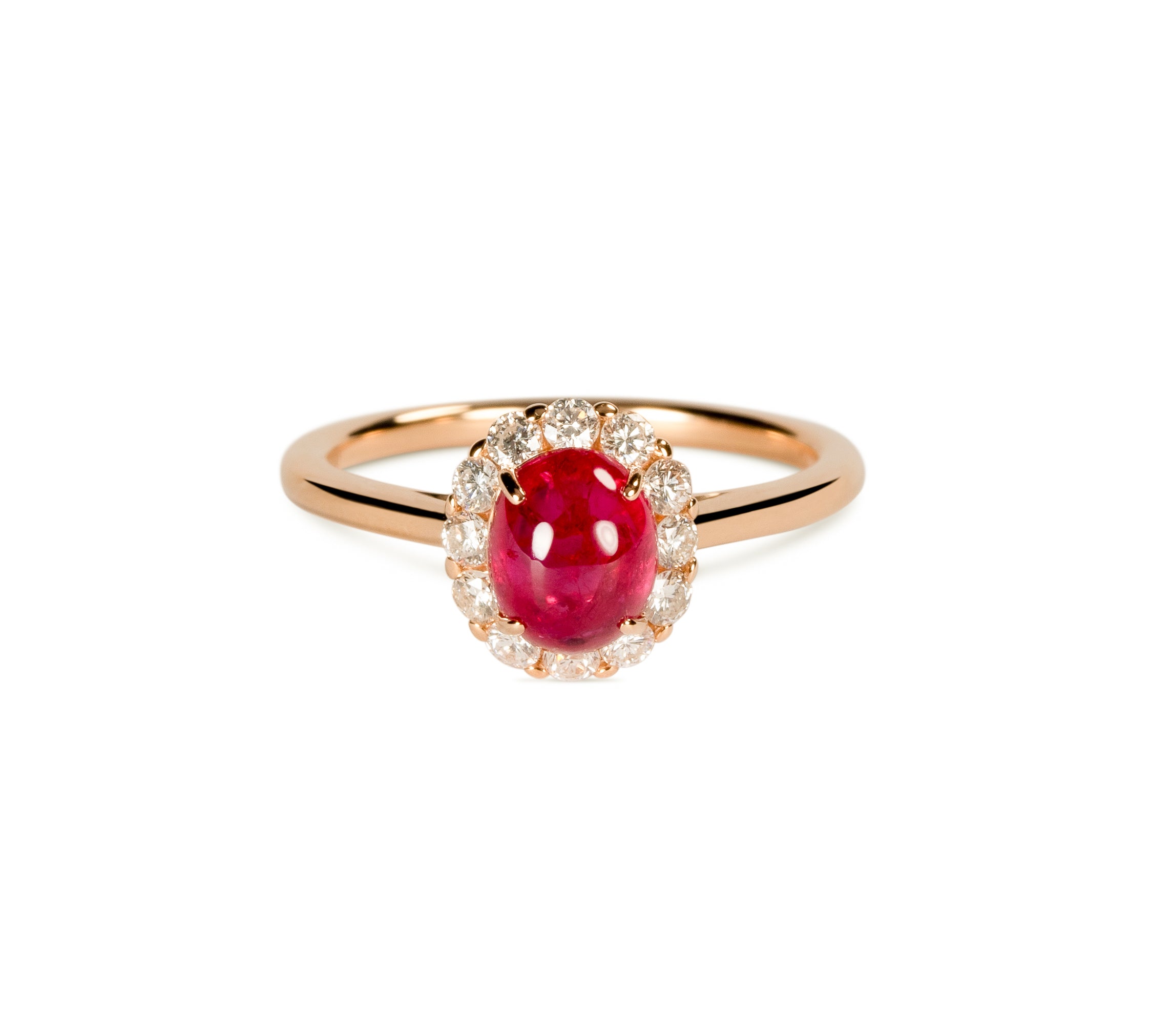 Tutu ルビー リング 1.40ct K18ピンクゴールド ダイヤモンド