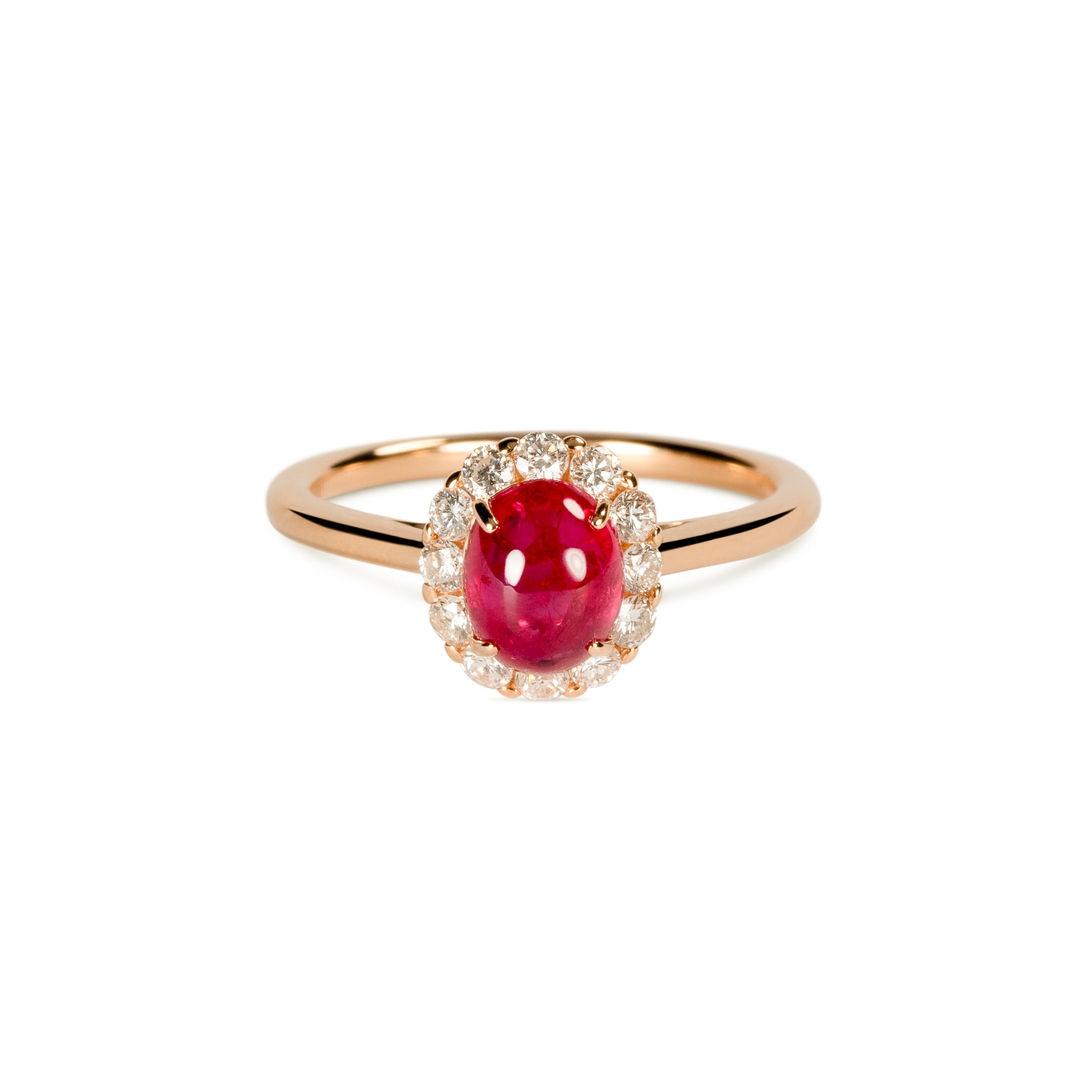 Tutu ルビー リング 1.40ct K18ピンクゴールド ダイヤモンド