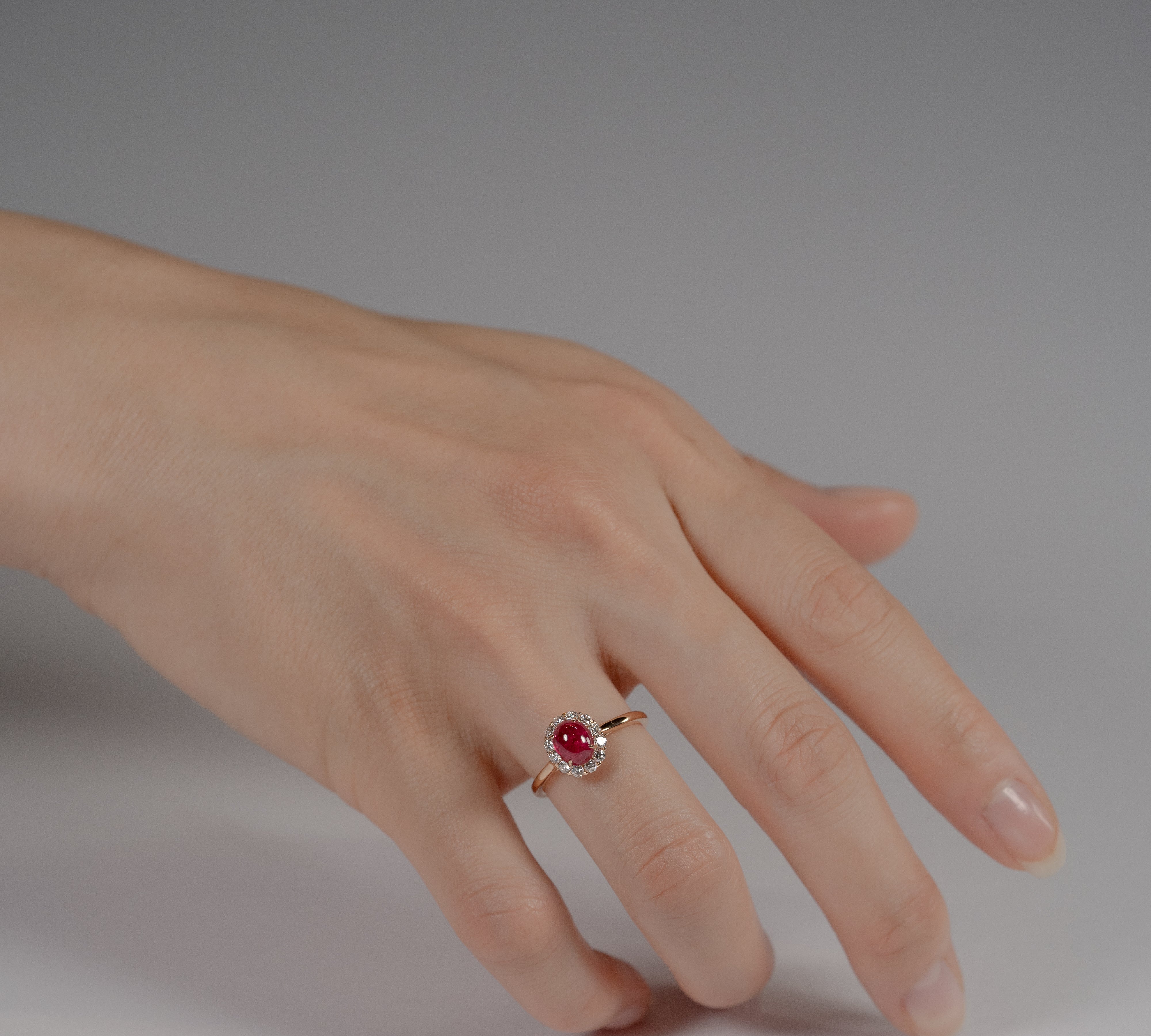 Tutu ルビー リング 1.40ct 着用イメージ