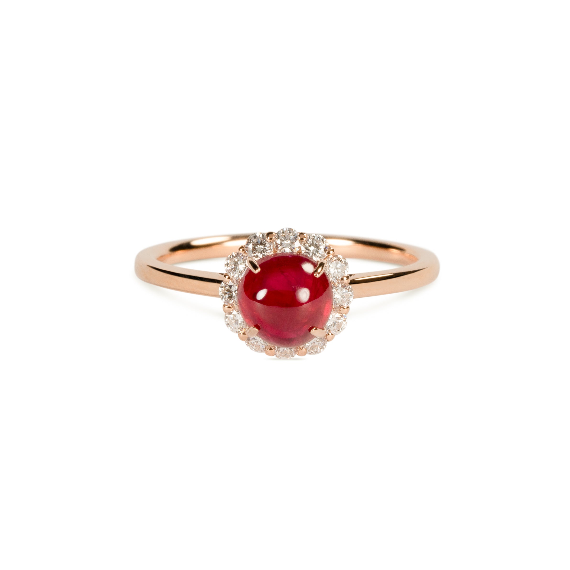 Tutu ルビー リング 1.65ct K18ピンクゴールド ダイヤモンド