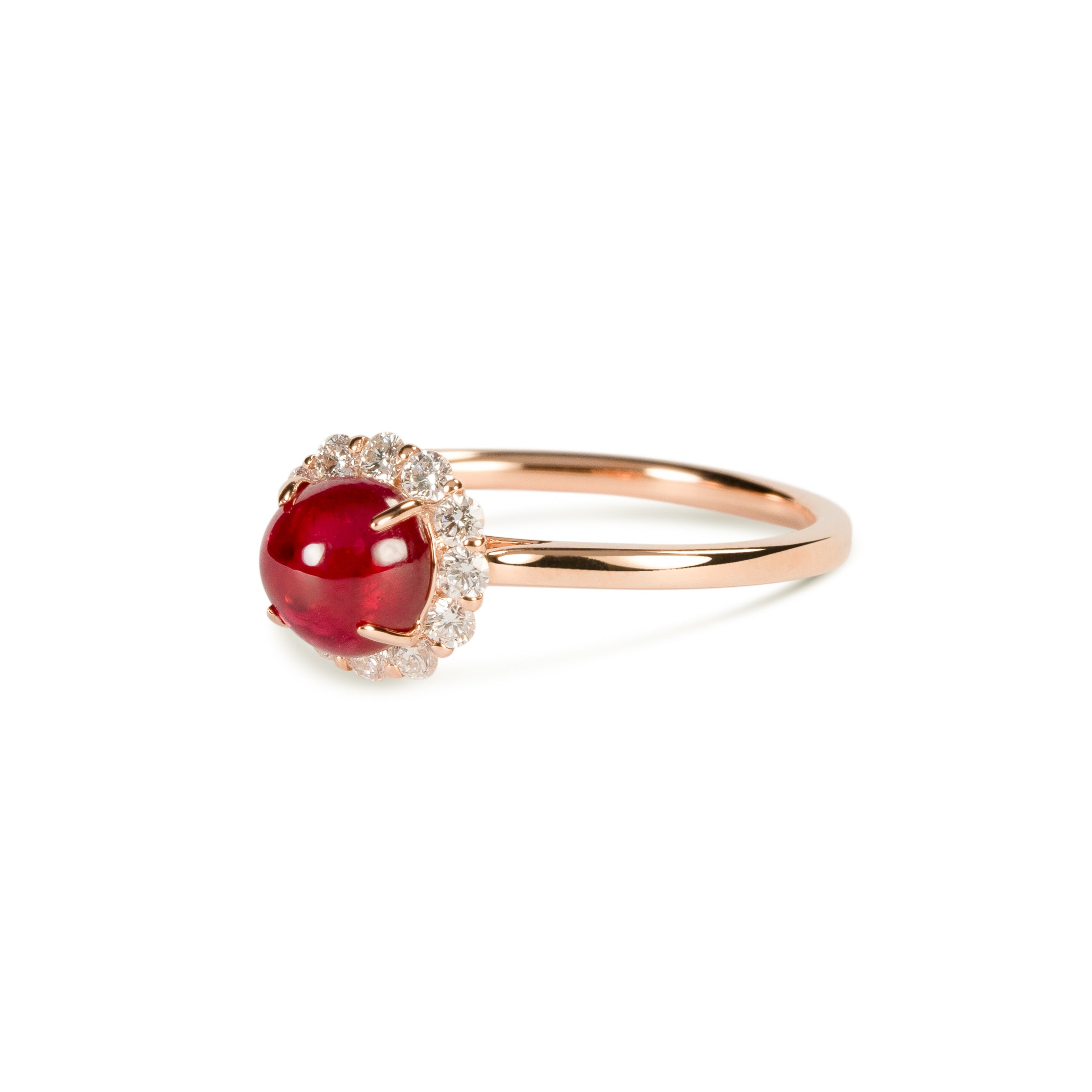 Tutu ルビー リング 1.65ct K18ピンクゴールド 全体