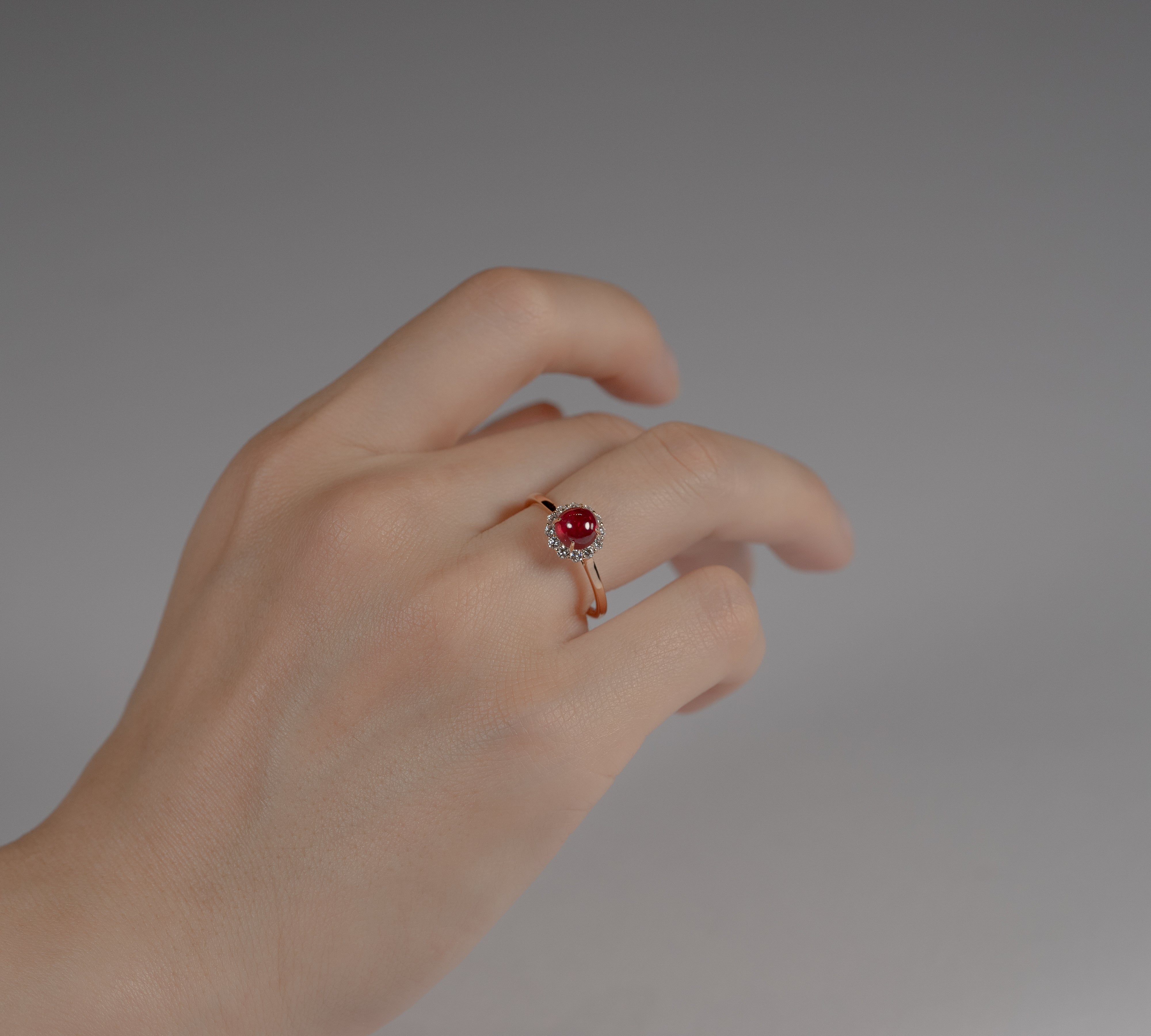 Tutu ルビー リング 1.65ct 着用イメージ