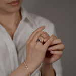 Tutu タンザナイト リング 0.88ct 着用 横