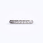 Zero Pavé 8 Row ダイヤモンド リング K18ホワイトゴールド