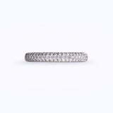Zero Pavé 8 Row ダイヤモンド リング K18ホワイトゴールド