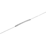 440 Basic Bar ブレスレット K18ホワイトゴールド 全体
