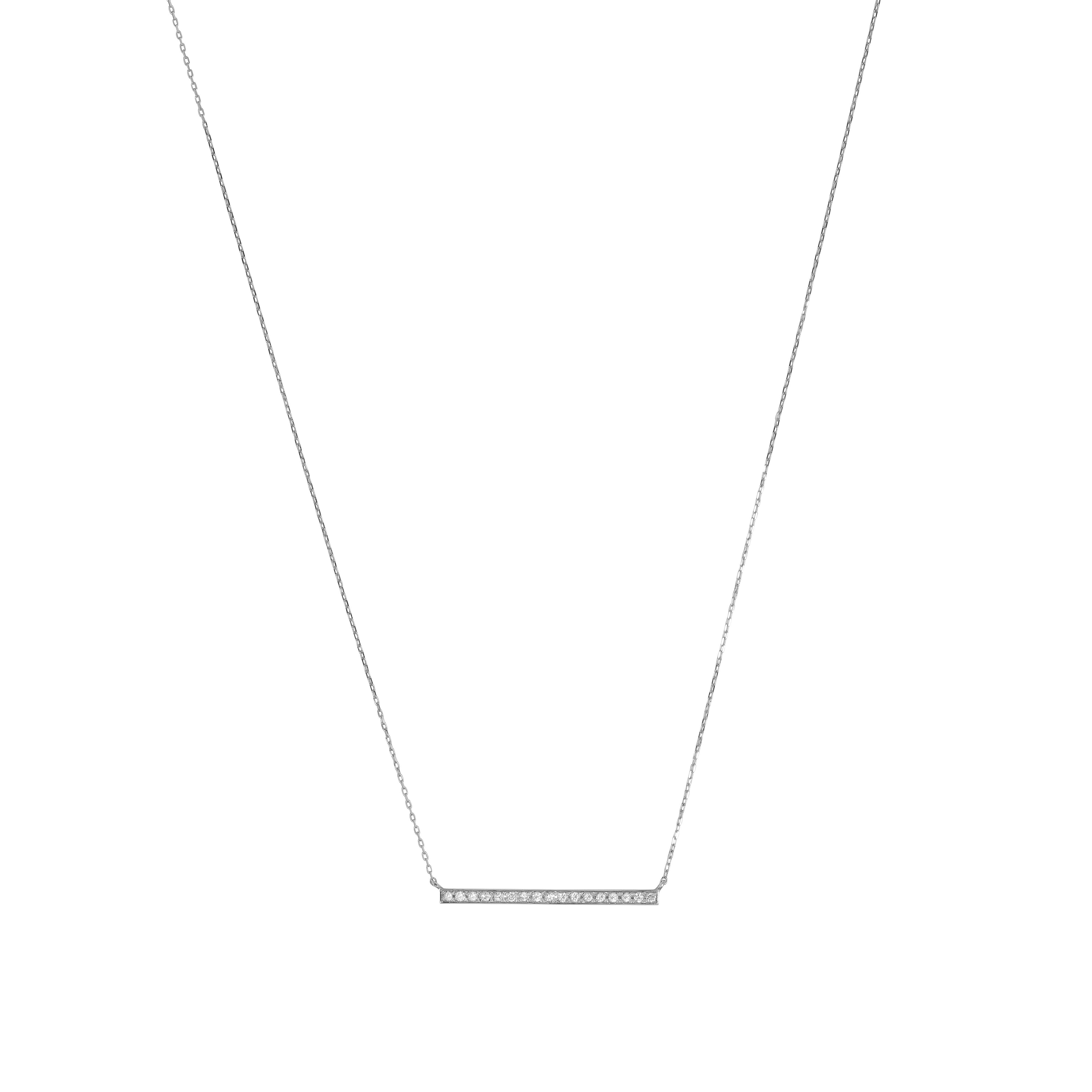 440 Basic Bar ネックレス 着用イメージ