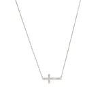 440 Basic Cross ネックレス K18ホワイトゴールド