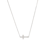 440 Basic Cross ネックレス K18ホワイトゴールド