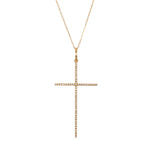 440 Basic Maxi Cross ネックレス K18イエローゴールド