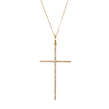 440 Basic Maxi Cross ネックレス K18イエローゴールド