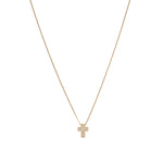 440 Basic Classy Cross ネックレス K18ホワイトゴールド