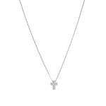 440 Basic Classy Cross ネックレス K18ホワイトゴールド トップ
