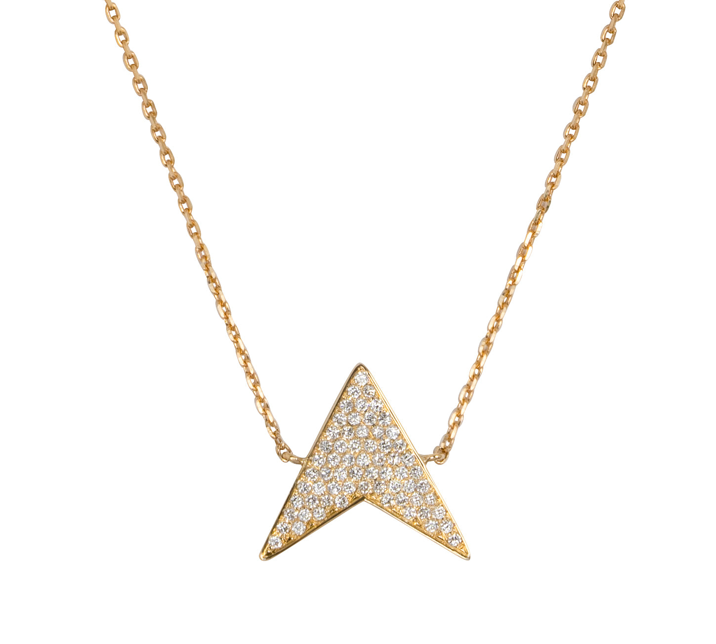 Evence Swallow ネックレス K18イエローゴールド ダイヤモンド ツバメ