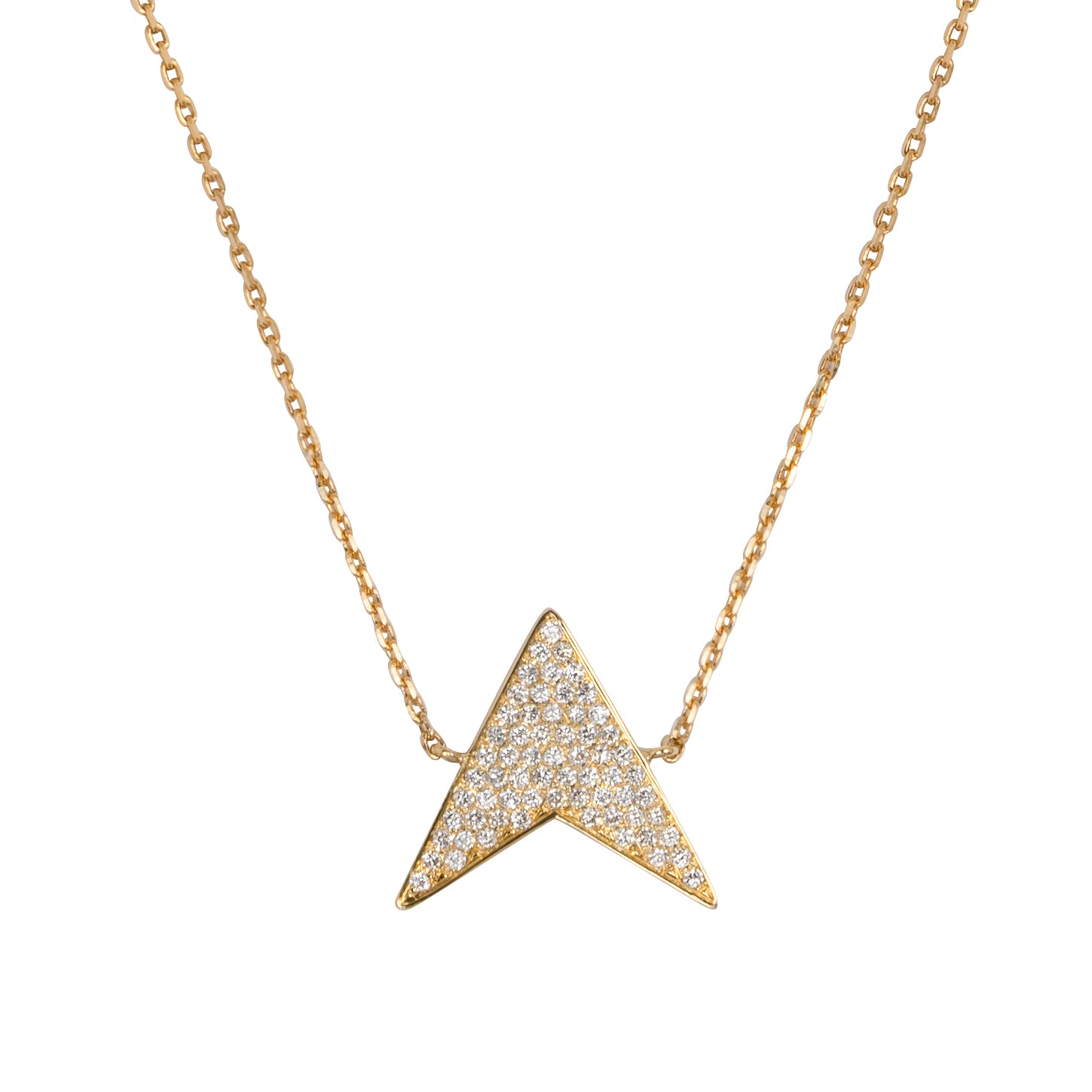 Evence Swallow ネックレス K18イエローゴールド ダイヤモンド ツバメ