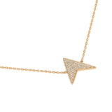 Evence Swallow ネックレス K18イエローゴールド トップ