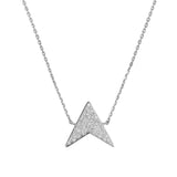 Evence Swallow ネックレス K18ホワイトゴールド
