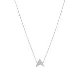 Evence Swallow ネックレス K18ホワイトゴールド トップ